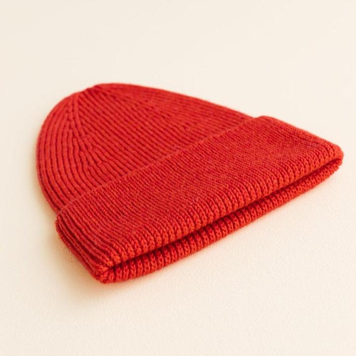 Actual product image Hvid Beanie Fonzie Red