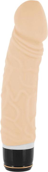 Seven Creations Silicone Klassieke Vibrator ca. 19cm vlees.