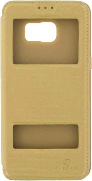 Immagine prodotto Puloka Custodia Flip Samsung Galaxy S6 Edge Plus Oro (Samsung Galaxy S6 Edge+)