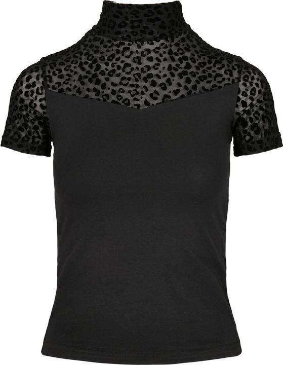 Immagine prodotto Urban Classics Maglietta a collo alto con pizzo Flock da donna (XS)