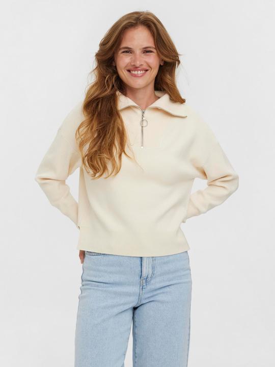 Actual product image Vero Moda High Neck Zipper Blouse (XL)