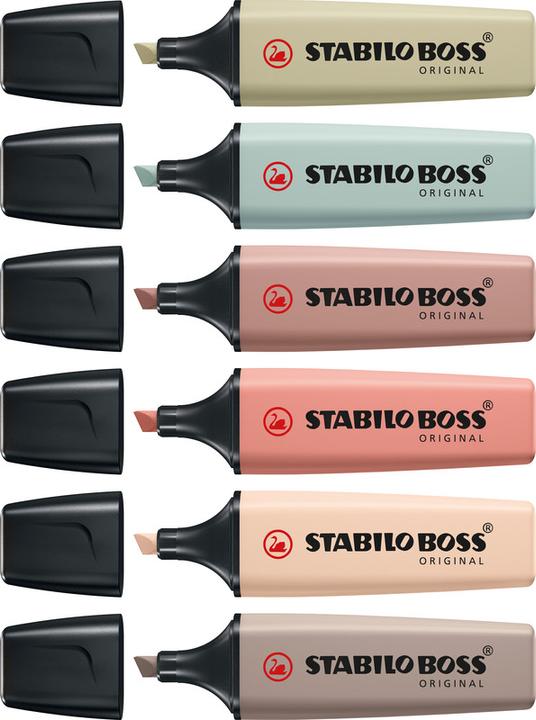 Image du produit STABILO BOSS NATURE COLORS - Marqueurs lumineux (triés par couleur, 5 mm, 3 x)
