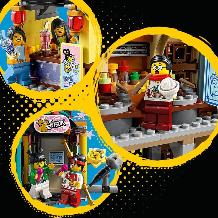 Actual product image LEGO City of lanterns (80036, LEGO Monkie Kid, LEGO Rare Sets)