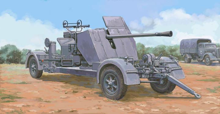 Actual product image Trumpeter German 5cm FLAK 41