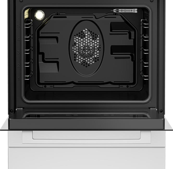 Produktbild Beko FSM 67320 GWS ws Standherd 60cm Ceran A 8 Heizarten Uhr