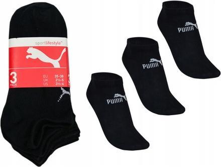 Image du produit Puma Unisex Invisible Sneaker chaussettes de cheville, 3 paires, unisexe adulte, noir, 35-38 (Une unité par pack, 35 - 38)
