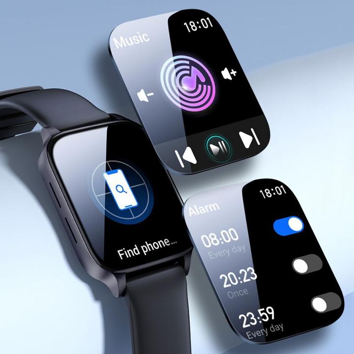 Actual product image Joyroom Fit-Life Pro smartwatch dark gray (JR-FT3)
