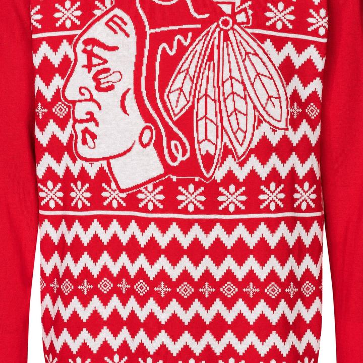 Produktbild Foco NFL Winter Ugly Sweater Pullover Chicago Blackhawks - M (M)