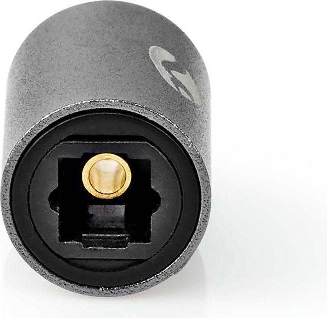 Immagine prodotto Nedis Adattatore audio ottico jack TosLink - jack TosLink Alluminio Grigio Antracite