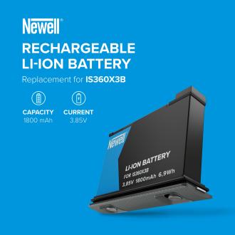 Actual product image Newell replacement One X3 battery for Insta360 (Rechargeable battery)