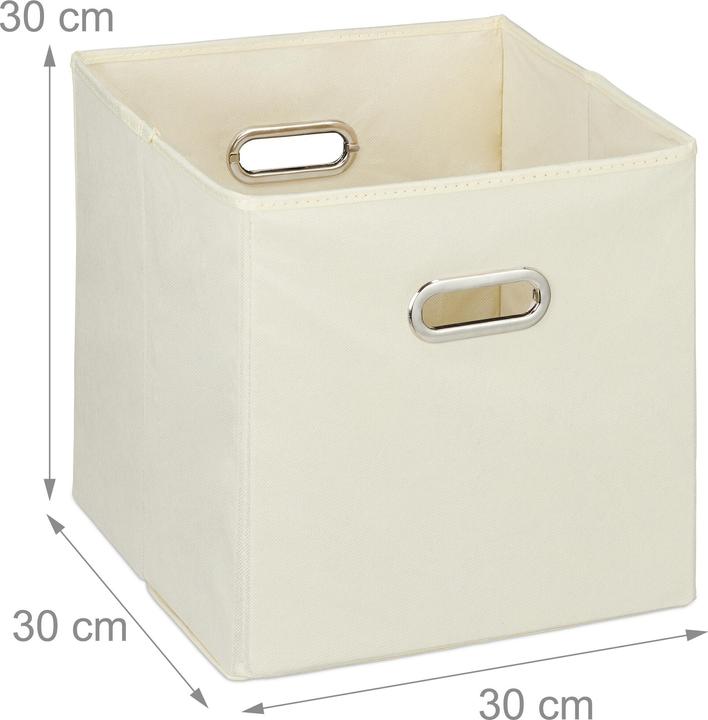 Actual product image Relaxdays 4x storage box (30 x 30 x 30 cm, 26 l)