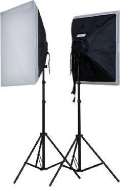 Actual product image Falcon Eyes Continuous light set LH-ESB6060K 8x40W