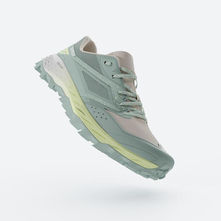 Kiprun XT8 Women's Trail Running Shoes - Green/Yellow