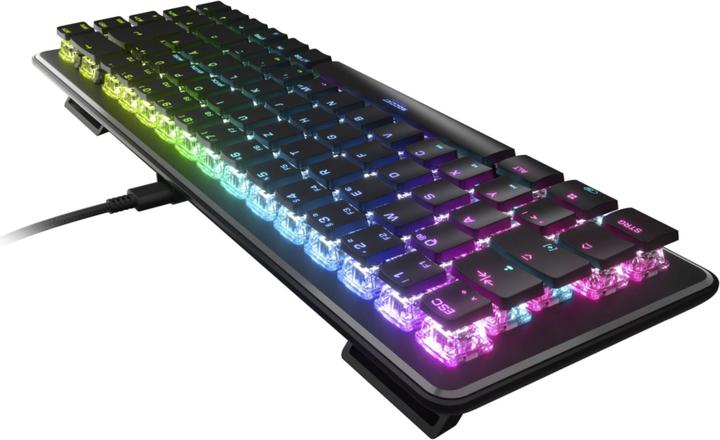 Actual product image Roccat Vulcan II Mini gaming keyboard, mechanical, linear keys, black (DE, Cable)