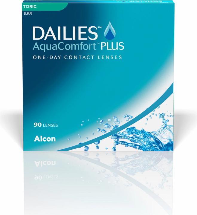 Image du produit Dailies AquaComfort Plus 90 Toric (90 pièce(s), Lentille journalière, Torique)