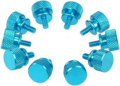 Image du produit Aquatuning Boîtier Thumbscrews bleu Bigpack (10 pièces)