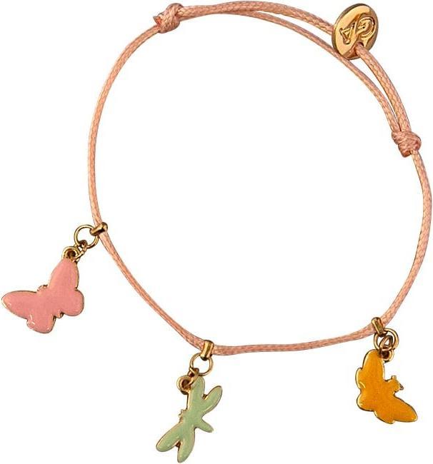 Actual product image Global Affairs Children's bracelet, butterflies (Zinc alloy with enamel)