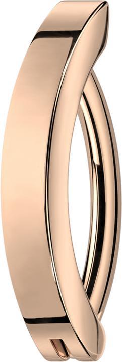 Produktbild Star Piercing Banane klappbar rosegold Schild (Titan G23, ohne Messing)
