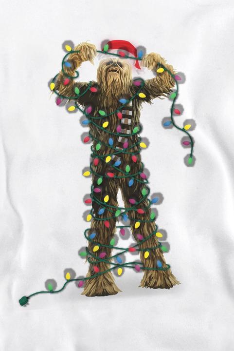 Immagine prodotto Star Wars Felpa Natale Chewbacca Luci da Favola Adulto Unisex (L)