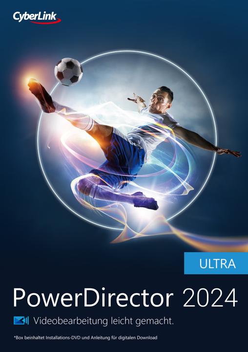 Produktbild CyberLink PowerDirector 2024 Ultra ESD Download Code (1 User, 1 Geräte/User, unbegrenzt)