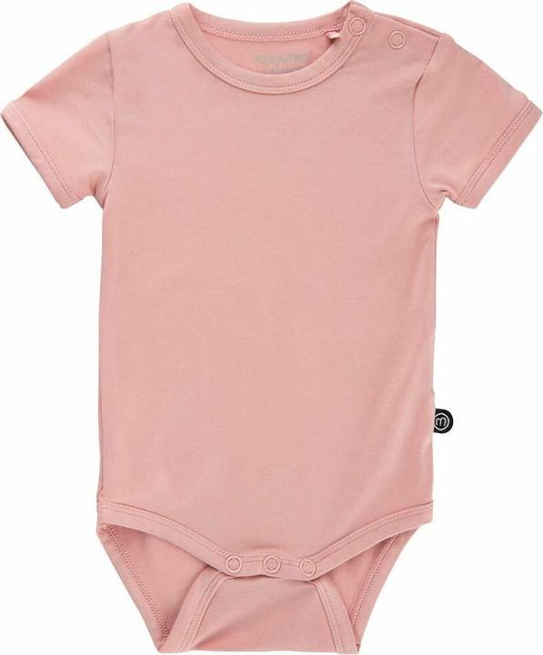 Minymo Kurzarm-Body Bamboo Misty Rose Gr. 80 (80)