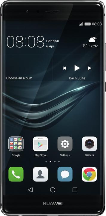 Huawei P9 (32 GB, Titanium Grey, 5.20", Single SIM, 12 Mpx, 4G)