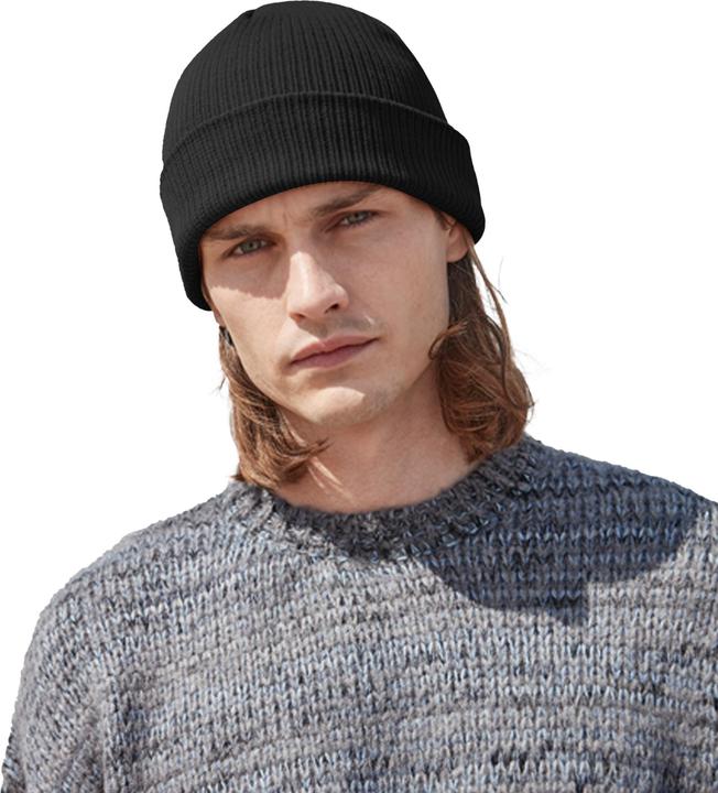 Actual product image Beechfield Unisex Adult Organic Cotton Fine Knit Beanie