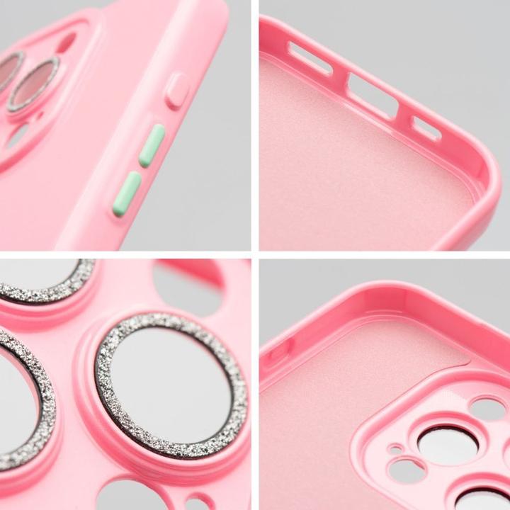 Actual product image OEM Back panel cover Case PASTEL SHINE for IPHONE 15 Pro pink (Cover, iPhone 15 Pro)