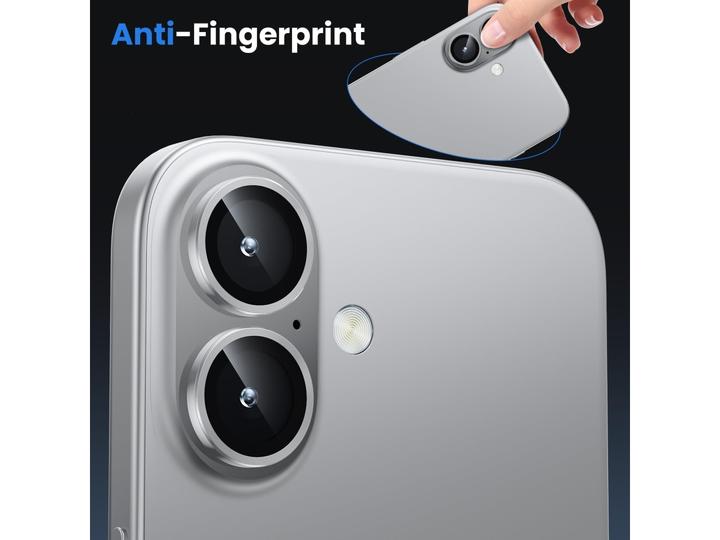 Actual product image Screenguard Camera Lens Protector protective glass Apple iPhone 16 (1 Piece, Apple iPhone 16)
