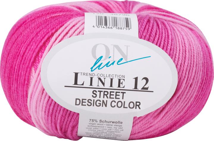 Image du produit Online Street Design Color, ligne 12, 50 g, environ 210 m (210 m)