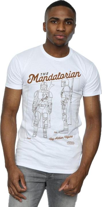Immagine prodotto Star Wars The Mandalorian Action Figure Maglietta Uomo (XXL)
