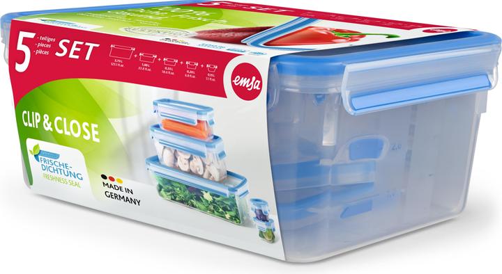 Image du produit Emsa Ensemble de 5 pièces 3D Snap&Close (3.70 l)