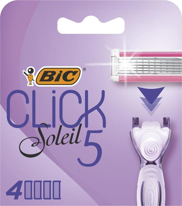 Produktbild Bic Click 5 Soleil Damenrasierer Klingen-Nachfüllpackung (4 x)