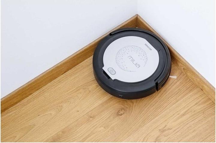 Actual product image Sencor SRV 1000SL robot vacuum 0.2 L Bagless Black, Silver (Vacuum mopping robot)