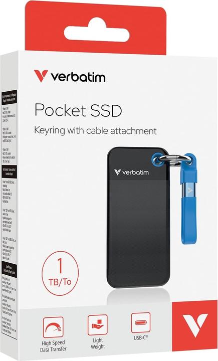 Produktbild Verbatim Pocket SSD (1000 GB)