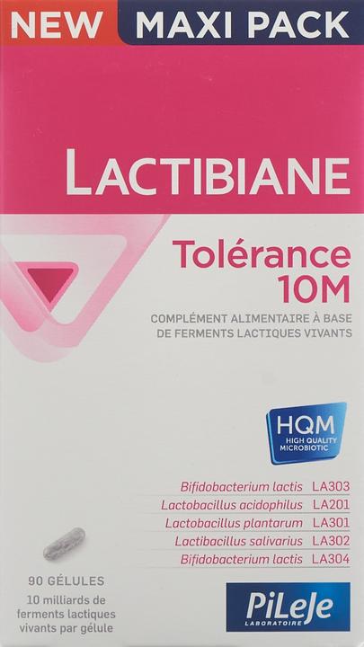 Produktbild Lactibiane Tolerance 10M Kaps (90 Stück, Kapseln, 93 g)