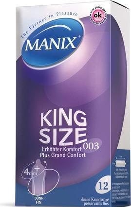 Actual product image Manix Condom King Size (12 pcs.)