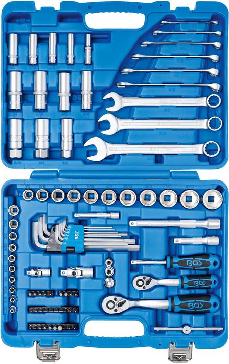 Productafbeelding BGS 2299 Zeskant dopsleutelset - 92 stuks, aandrijving 1/4 en 3/8 inch
