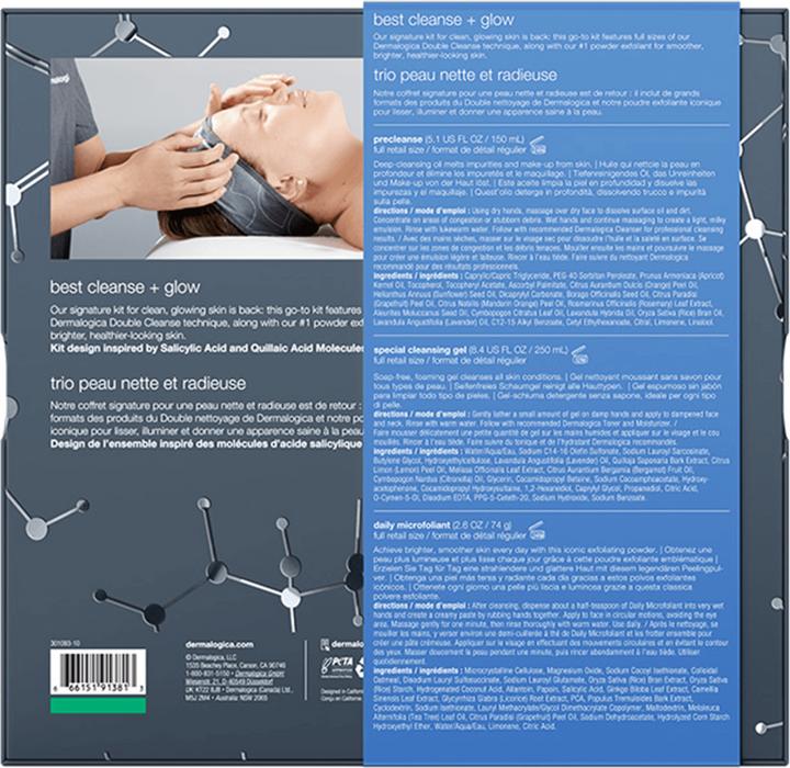 Image du produit Dermalogica Kits pour la peau - Best Cleanse + Glow Kit (Set soin du visage)