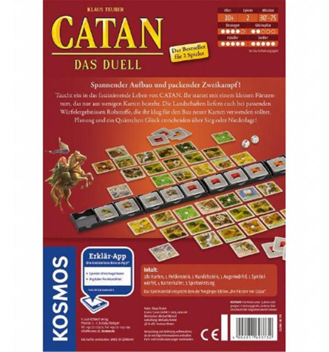Produktbild Kosmos Catan: Das Duell (Deutsch)