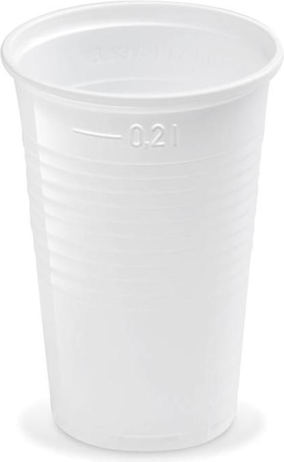 Produktbild Wimex Trinkbecher (PP) weiss 70mm 0,2L - 100 Stück (100 x)