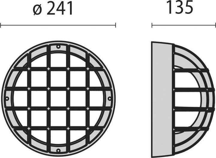 Immagine prodotto Prisma Lampada da parete E27 60W Bianco (E27)