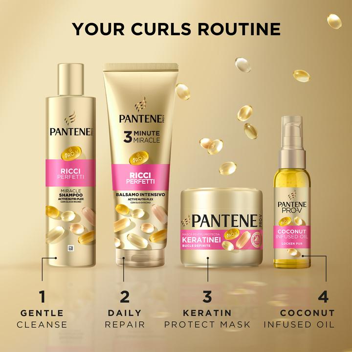 Produktbild Pantene Locken Pur (300 ml, Flüssiges Shampoo)