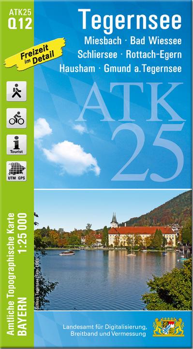 Image du produit ATK25-Q12 Tegernsee (Topographie officielle du lac de Tegern)