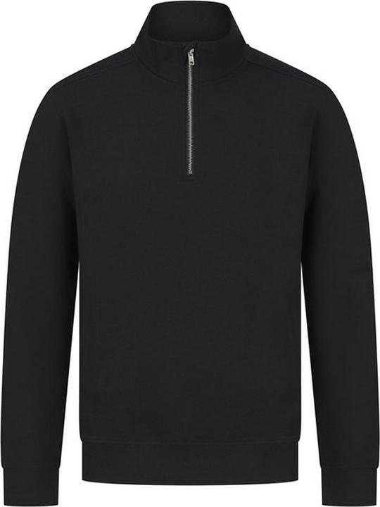 Henbury Sweatshirt mit kurzem Reissverschluss
