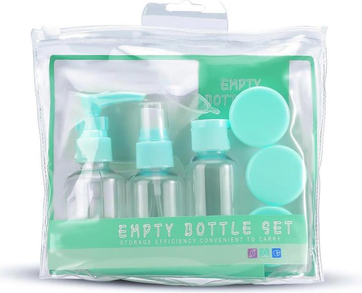 Produktbild Intirilife Flaschen Set in BLAU TRANSPARENT