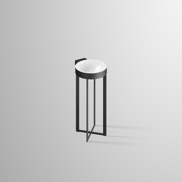 Image du produit Alape lavabo en colonne WT.RX400H.CR, L:397mm, H:900mm, P:482mm, cuvette ronde centiforme, avec trou (482 mm, 1000 mm)