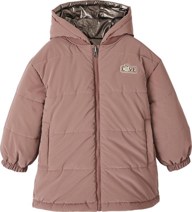 Produktbild Vertbaudet Mädchen Wende-Jacke mit Kapuze, Wattierung Recycling-Polyester (92)
