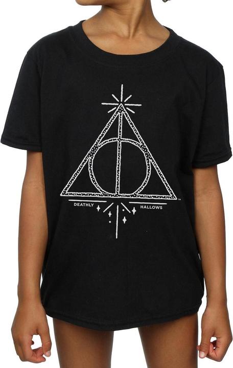 Immagine prodotto Deathly Hallows Symbol Maglietta Ragazze (152, 158)