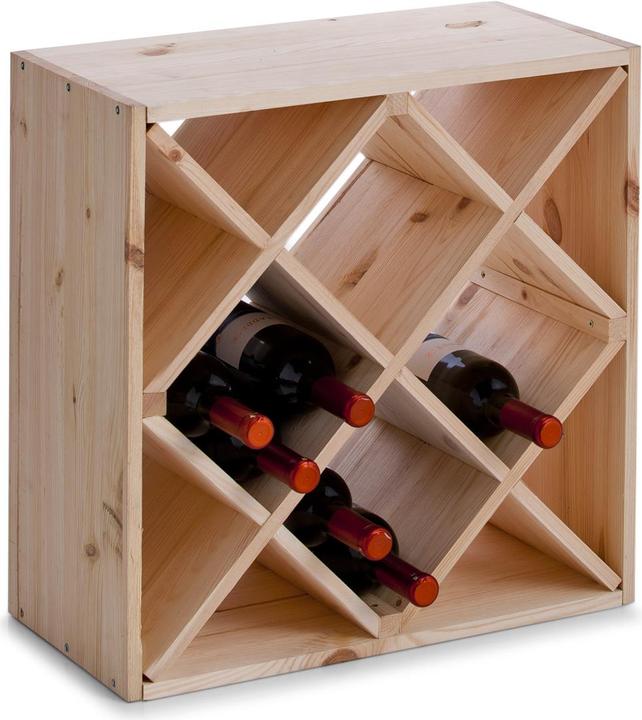 Image du produit Zeller Present casier à vin (52 x 25 x 52 cm)